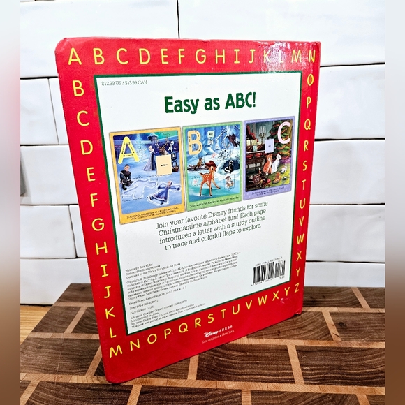 Disney C is for Christmas First Words and ABC Letter Trace & Flap Book - Picture 2 of 6